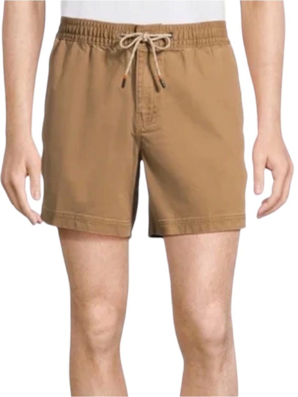 George Men’s Twill Pull-On Shorts with Drawstring Waist